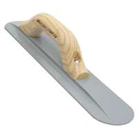 Marshalltown 143 Hand Float, 16 in L Blade, 3-1/8 in W Blade, Magnesium Blade, Round End Blade, Wood Handle