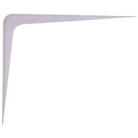 ProSource 21142PHL-PS Shelf Bracket, 170 lb/Pair, 14 in L, 12 in H, Steel, White