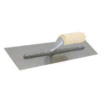 Marshalltown Nu-Pride Series 990S Finishing Trowel, 11 in L Blade, 4-1/2 in W Blade, Steel Blade, Curved Handle