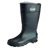 BOOT PVC PLN TOE 16IN BLACK 9