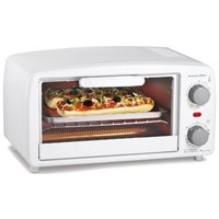 Proctor Silex 31260 Toaster Oven Broiler, 1100 W, Knob Control, Black