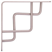 ProSource SB-025PS Contemporary and Decorative Shelf Bracket, 132 lb/Pair, 6-1/8 in L, 6-1/8 in H, Steel