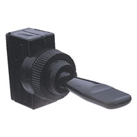 CALTERM 40120 Toggle Switch, 20 A, 12 VDC, Blade Terminal, Black