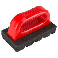 Vulcan 310813L Rubbing Brick, 1 in Thick Blade, Silicone Carbide Abrasive, Plastic Handle