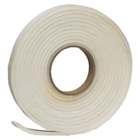 Frost King L342H Foam Tape, 3/4 in W, 17 ft L, 1/4 in Thick, Polyfoam, White