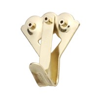 OOK 53102 Tremor Hanger, 75 lb, Steel, Brass, Gold