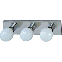 Boston Harbor V5CH03 Vanity Bar Fixture, 100 W, 3-Lamp, G Lamp, Steel Fixture, Polished Chrome Fixture