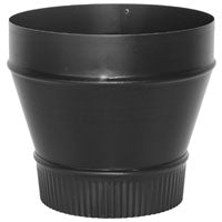 REDUCER PIPE 24GA 8X7IN BLK