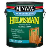 Minwax Helmsman 710520000 Spar Urethane Paint, Liquid, Crystal Clear, 1 gal, Can