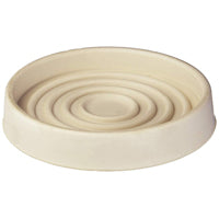 Shepherd Hardware 9068 Furniture Cup, Round, Rubber, Off-White, 3 in ID Dimensions