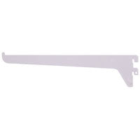 ProSource 25227PHL-PS Single and Utility Shelf Bracket, 75 lb/Pair, 10 in L, 2-1/2 in H, Steel, White