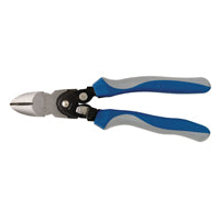 Crescent Pro Series PS5429C Cutting Plier, 8 in OAL, 11 AWG Cutting Capacity, Blue/Gray Handle, Ergonomic Handle