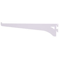 ProSource 25218PHL-PS Heavy-Duty and Single Track Shelf Bracket, 75 lb/Pair, 10 in L, 2-3/8 in H, Steel, White