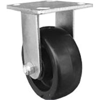 Shepherd Hardware 9389 Rigid Caster, 5 in Dia Wheel, 2 in W Wheel, Polypropylene Wheel, 500 lb