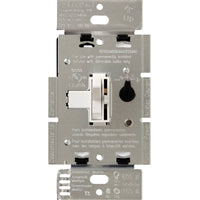 Lutron Ariadni TGCL-153PH-WH Dimmer, 1.25 A, 120 V, 150 W, CFL, Halogen, Incandescent, LED Lamp, 3-Way, White