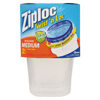 Ziploc 71287 Food Container Set, 32 oz Capacity, Plastic, Opaque, 4-1/2 in L, 4-1/2 in W, 6-1/8 in H