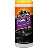 ARMOR ALL 17497C Cleaning Wipes, 7 in L, 8 in W, Characteristic, Effective to Remove: Dust, Ground-in Dirt, Grime