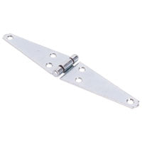 ProSource HSH-Z04-013L Strap Hinge, 2 mm Thick Leaf, Steel, 180 Range of Motion