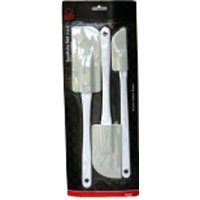 CHEF CRAFT 20488 Spatula Set, 10 in OAL, EVA Foam Blade, White