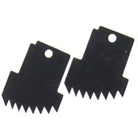 Vulcan MJ-T08010-B Grout Remover Blade, 1-1/2 in L, 1-1/4 in W, Powder Coated