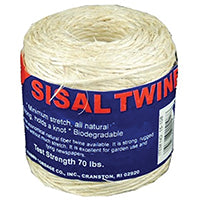 T.W. Evans Cordage 15-209 2-Ply Twine, 300 ft L, Sisal, Natural