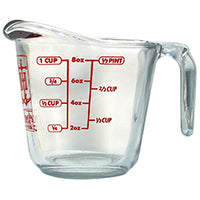 Anchor Hocking 551750L13 Measuring Cup, Glass, Clear