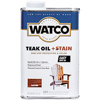 WATCO 348758 Oil and Stain, Warm Glow, Flagstone, Liquid, 1 qt, Can