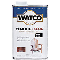 WATCO 348759 Oil and Stain, Warm Glow, Graystone, Liquid, 1 qt, Can