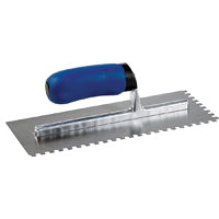 M-D 49112 Tile Installation Trowel, 11 in L, 4-1/2 in W, Square Notch, Comfort-Grip Handle