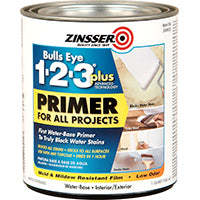 ZINSSER Bulls Eye 249933 Primer, White, 1 qt, Can