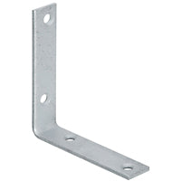 National Hardware 115BC Series N220-202 Corner Brace, 4 in L, 7/8 in W, Galvanized Steel, 0.12 Thick Material