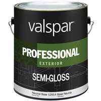 Valspar Professional 045.0012914.007 Exterior Paint, Semi-Gloss, 1 gal