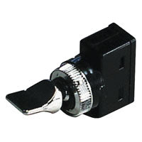 CALTERM 40090 Duckbill Switch, SPST, Off, On, Toggle Actuator, Black