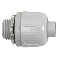 Halex 97623 Liquidtight Connector, 1 in, PVC/Zinc