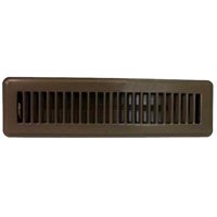 ProSource FR01-2X12B Floor Register, Steel, Brown