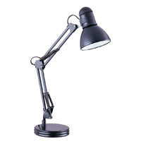 Boston Harbor TL-WK-134E-BK-3L Swing Arm Work Lamp, 120 V, 60 W, 1-Lamp, A19 or CFL Lamp, Black