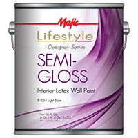 Majic Paints 8-1834-1 Wall Paint, Semi-Gloss, Semi-Gloss Neutral Base, 1 gal Can