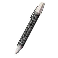 Dykem 44175 Permanent Marker, White