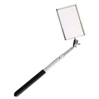 GENERAL 560 Inspection Mirror, Oblong Mirror, 2 x 3-1/2 in Mirror, Glass Mirror, 16 in OAL