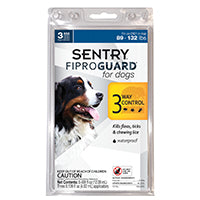 SENTRY Fiproguard 02953 Flea and Tick Squeeze-On, Liquid, 3 Count