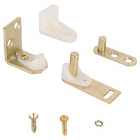 ProSource LR-025-PS Gravity Pivot Hinge, Steel, Satin Brass