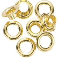 GENERAL 1261-0 Grommet Kit, Brass