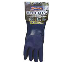 SPONTEX 17005 Household Protective Gloves, S, Longer Cuff, Neoprene, Blue