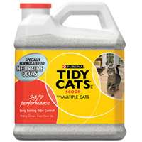 Tidy Cats 7023011614 Cat Litter, 14 lb Capacity, Gray/Tan, Granular Jug