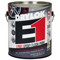 DRYLOK 23713 Epoxy Floor Paint, Semi-Gloss, Gray, 1 gal