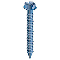 SCREW CONCRET BLUE 1/4X1-3/4IN