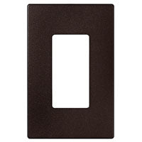 WALLPLATE 1G DECO POLY MID RB