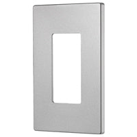 WALLPLATE 1G DECO POLY MID SG