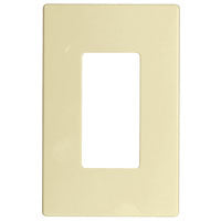 Eaton Cooper Wiring PJS PJS26LA Wallplate, 4-7/8 in L, 3-1/8 in W, 1 -Gang, Polycarbonate, Light Almond