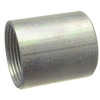 Halex 64020 Rigid Conduit Coupling, 2 in Threaded, 2.65 in OD, Steel, Galvanized